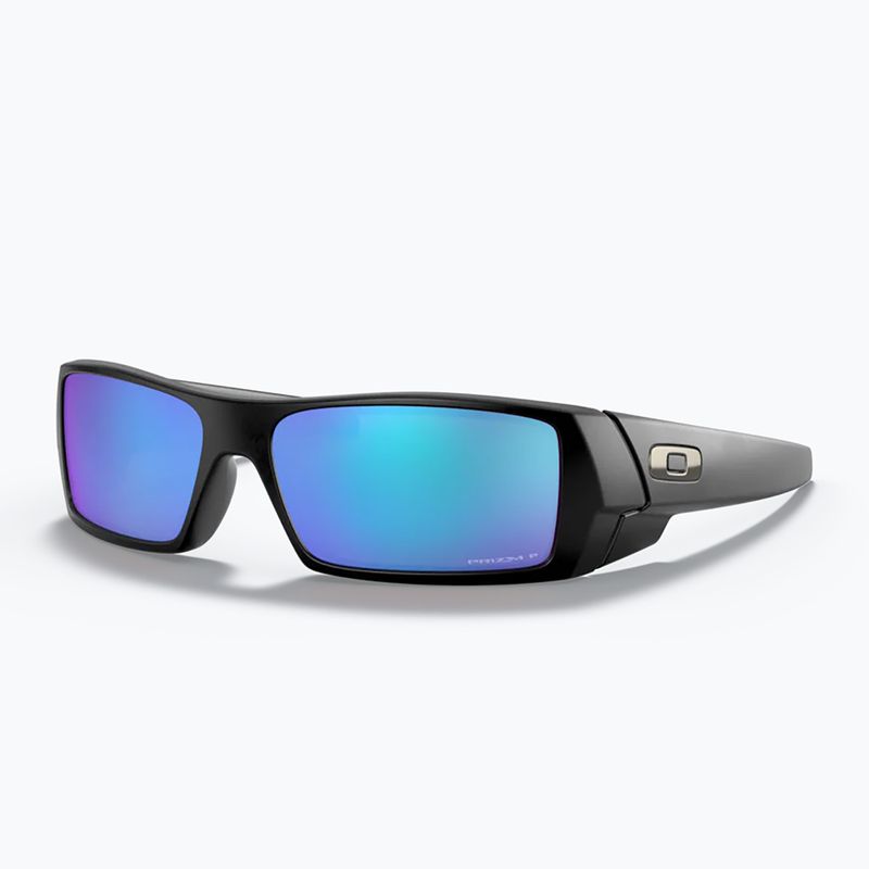 Okulary przeciwsłoneczne Oakley Gascan matte black/prizm sapphire polarized 6