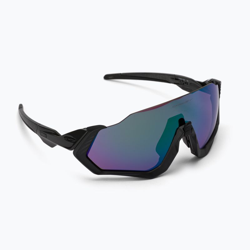 Okulary przeciwsłoneczne Oakley Flight Jacket matte steel/prizm road jade