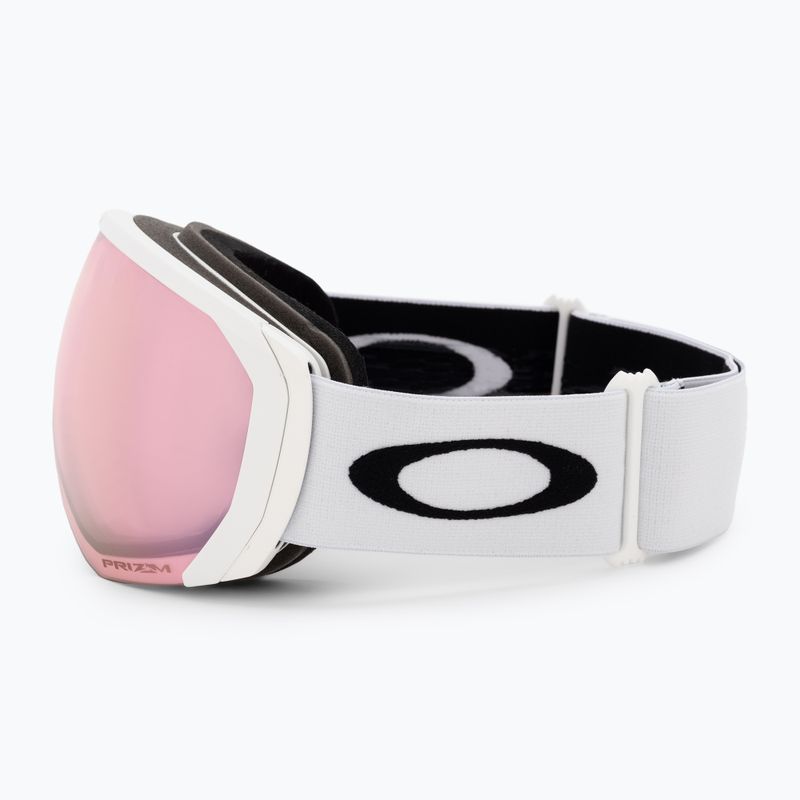 Gogle narciarskie Oakley Flight Path L matte white/prizm snow hi pink iridium 4