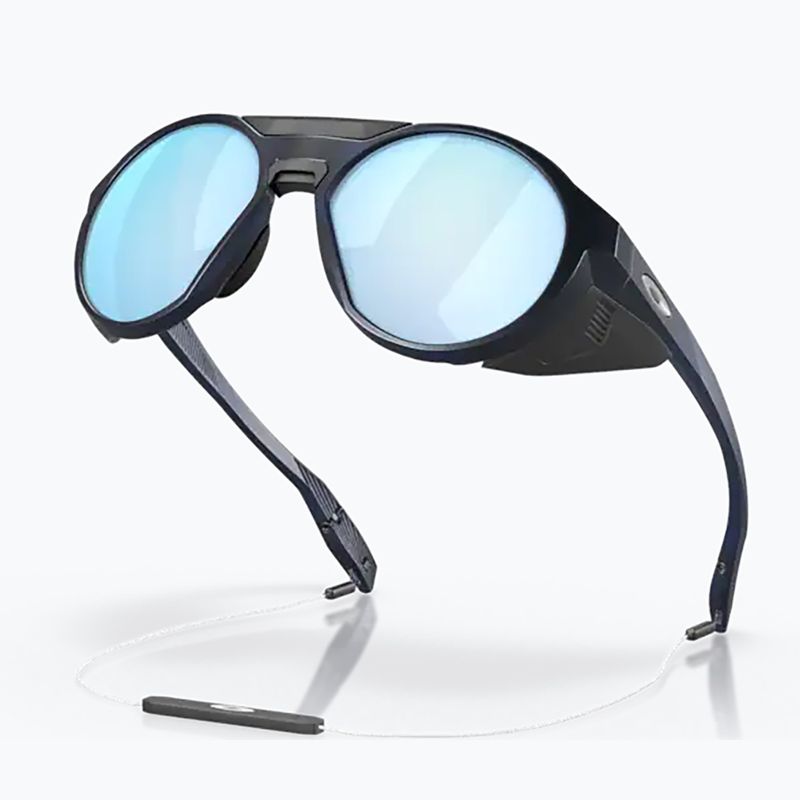 Okulary przeciwsłoneczne Oakley Clifden matte trans blue/prizm deep water polarized 9