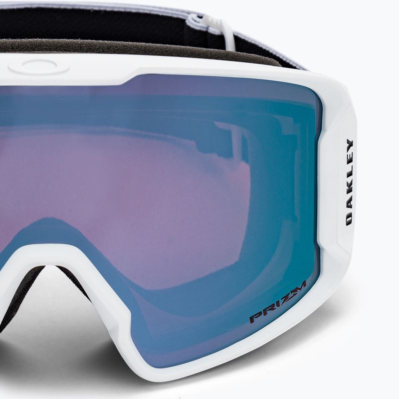 Gogle narciarskie Oakley Line Miner L matte white/prizm snow sapphire iridium 5
