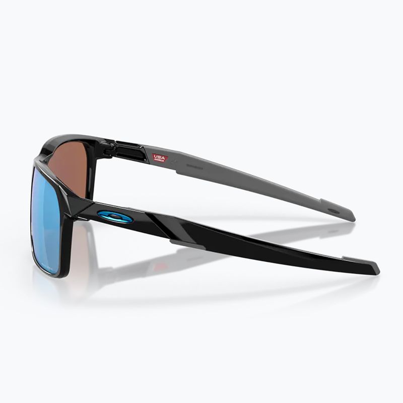 Okulary przeciwsłoneczne Oakley Portal X polished black/prizm deep water polarized 8
