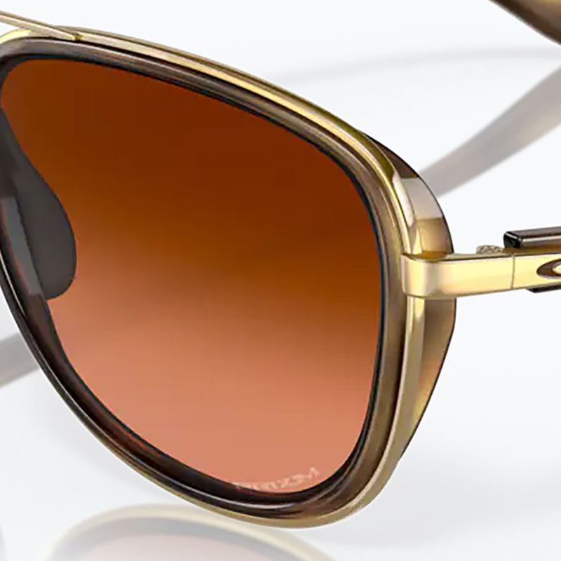 Okulary przeciwsłoneczne Oakley Split Time brown tortoise/prizm brown gradient 11