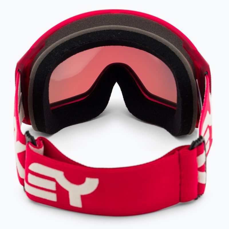 Gogle narciarskie Oakley Flight Tracker L matte redline/prizm snow torch iridium 3