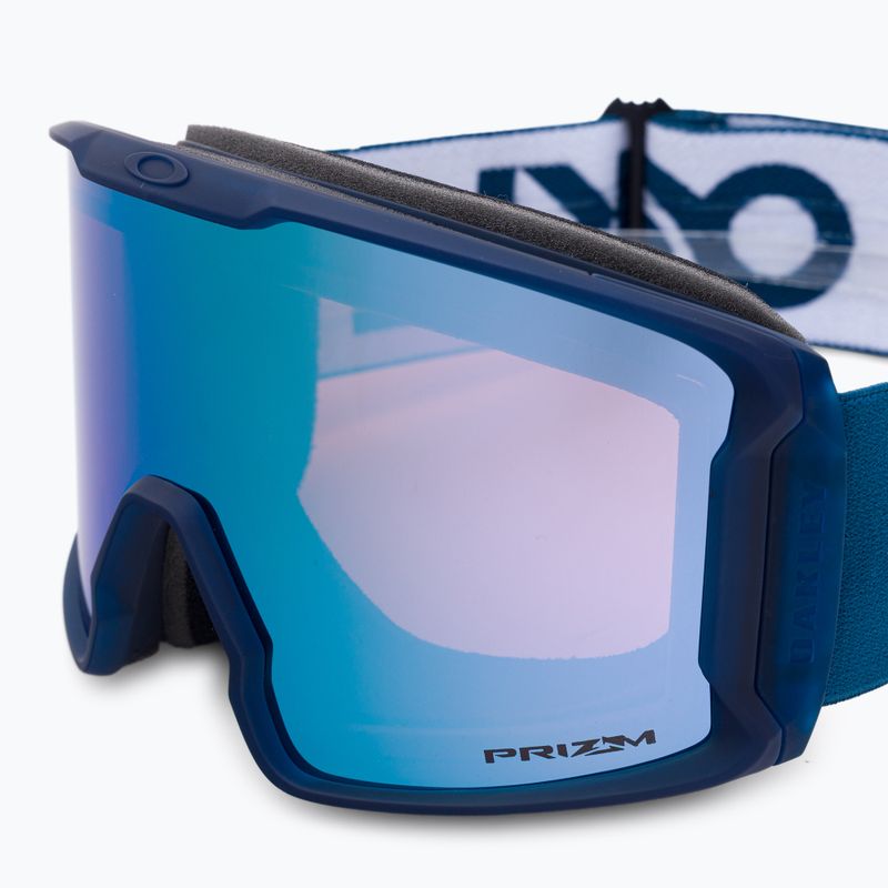 Gogle narciarskie Oakley Line Miner L matte poseidon/prizm snow sapphire iridium 5