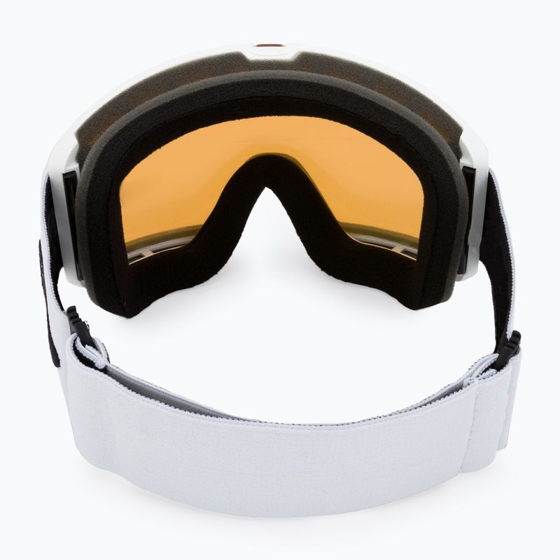 Gogle narciarskie Oakley Target Line L matte white/persimmon 3