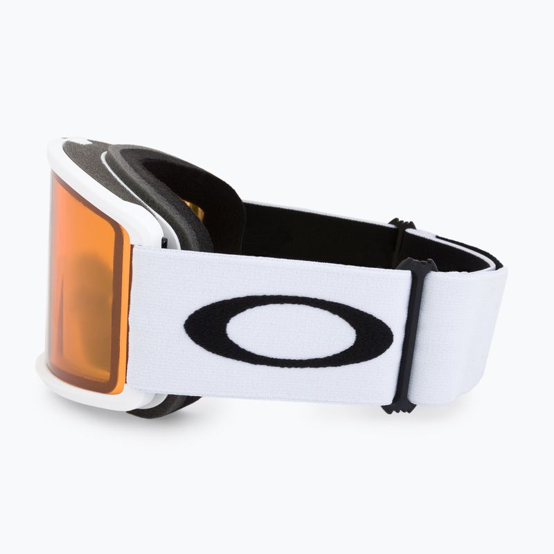 Gogle narciarskie Oakley Target Line L matte white/persimmon 4