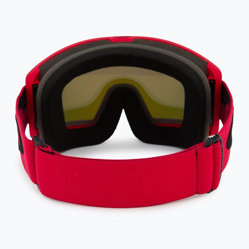 Gogle narciarskie Oakley Target Line M redline/fire iridium 3