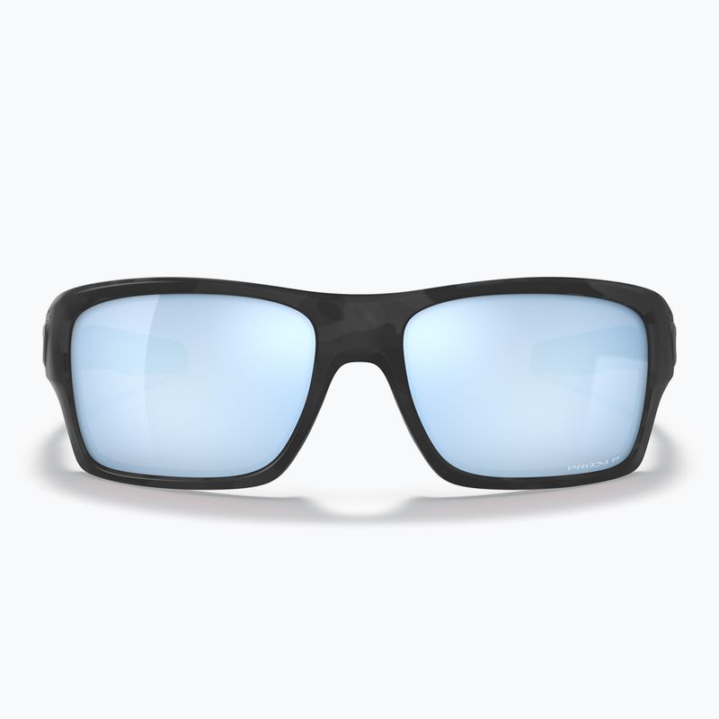 Okulary przeciwsłoneczne Oakley Turbine matte black camo/prizm deep water polarized 2
