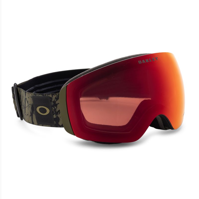 Gogle narciarskie Oakley Flight Deck M dark brush crystal/prizm snow torch iridium