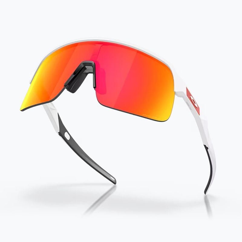 Okulary przeciwsłoneczne Oakley Sutro Lite matte white/prizm ruby 4