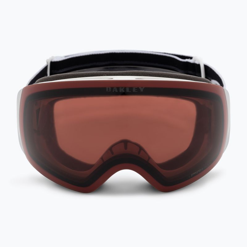 Gogle narciarskie Oakley Flight Deck M matte white/prizm garnet 2