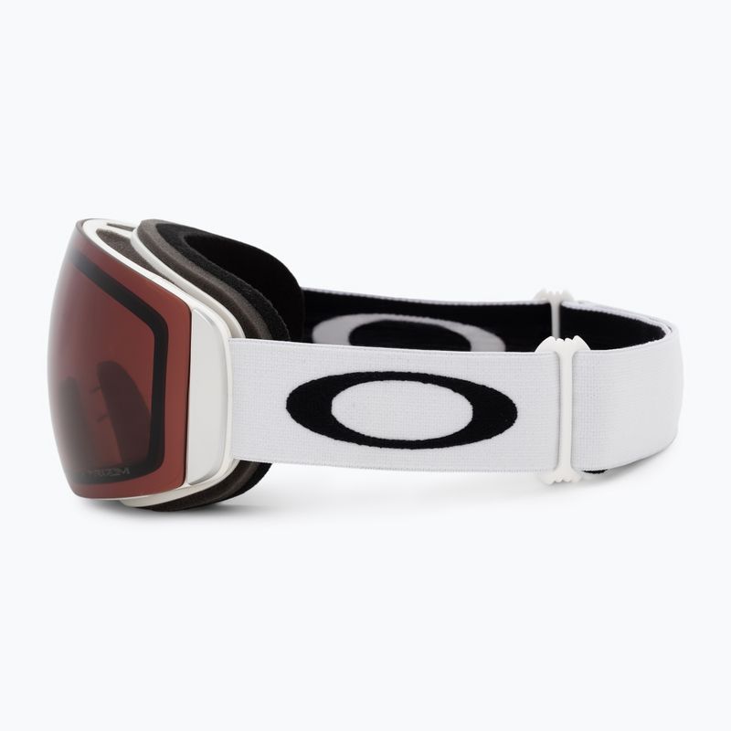 Gogle narciarskie Oakley Flight Deck M matte white/prizm garnet 4