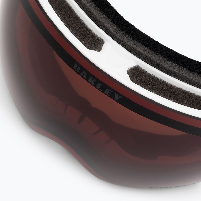 Gogle narciarskie Oakley Flight Deck M matte white/prizm garnet 5