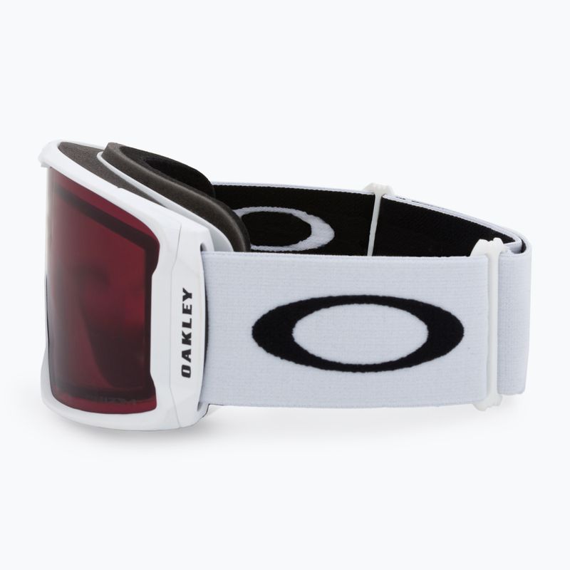 Gogle narciarskie Oakley Line Miner L matte white/prizm garnet 4