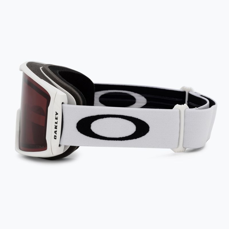 Gogle narciarskie Oakley Line Miner M matte white/prizm garnet 4