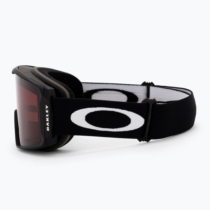 Gogle narciarskie Oakley Line Miner M matte black/prizm garnet 4