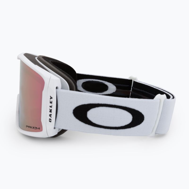 Gogle narciarskie Oakley Line Miner M matte white/prizm rose gold iridium 4