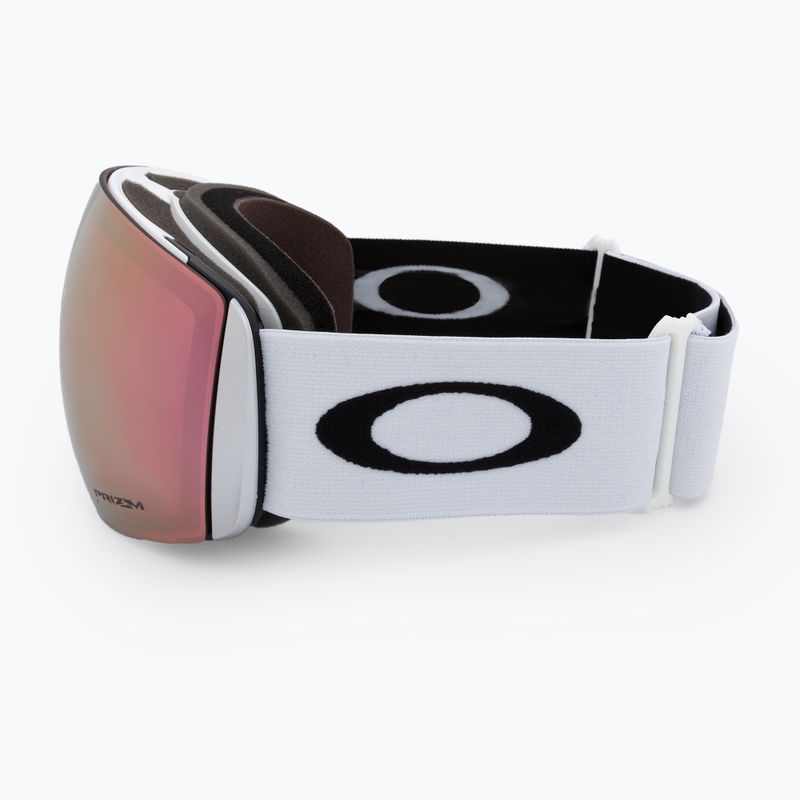 Gogle narciarskie Oakley Flight Deck L matte white/prizm rose gold iridium 4