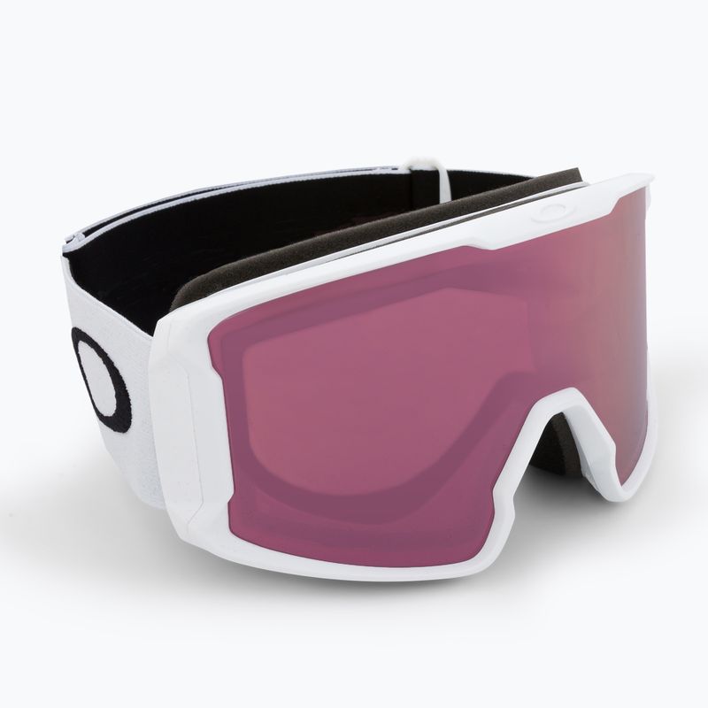 Gogle narciarskie Oakley Line Miner L matte white/prizm rose gold iridium