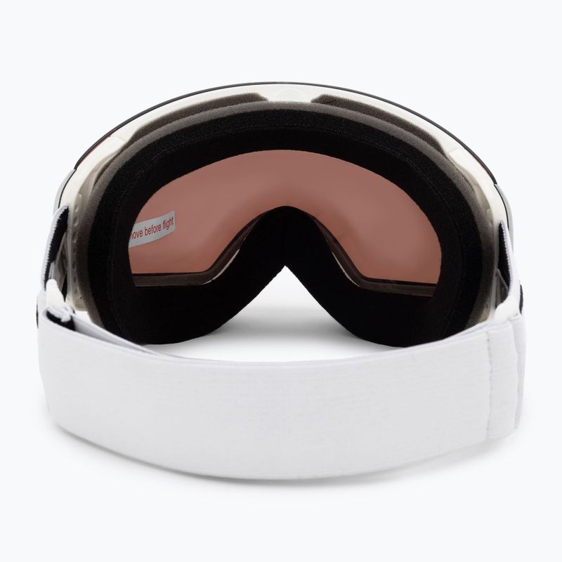 Gogle narciarskie Oakley Flight Deck M matte white/prizm rose gold iridium 3