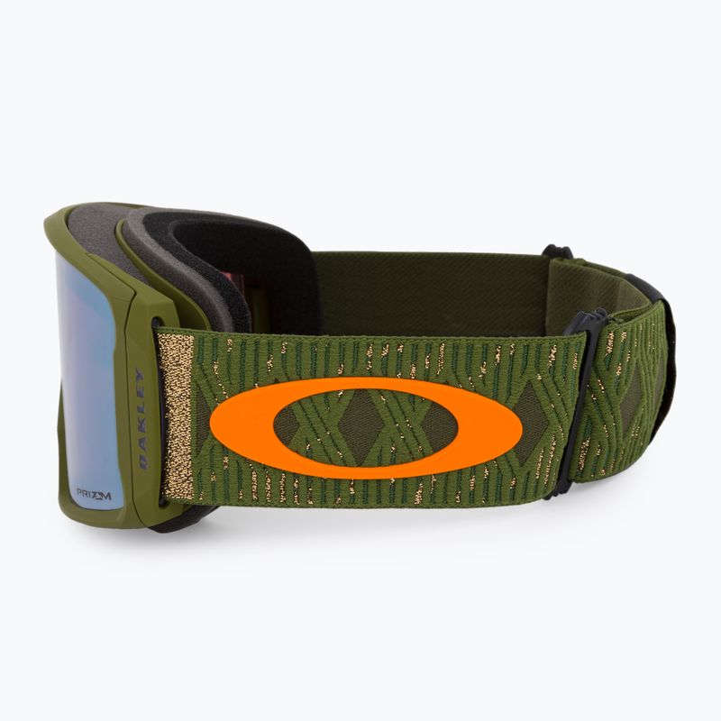 Gogle narciarskie Oakley Line Miner L sammy carlson sig/prizm sage gold iridium 4