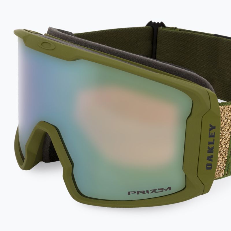 Gogle narciarskie Oakley Line Miner L sammy carlson sig/prizm sage gold iridium 5