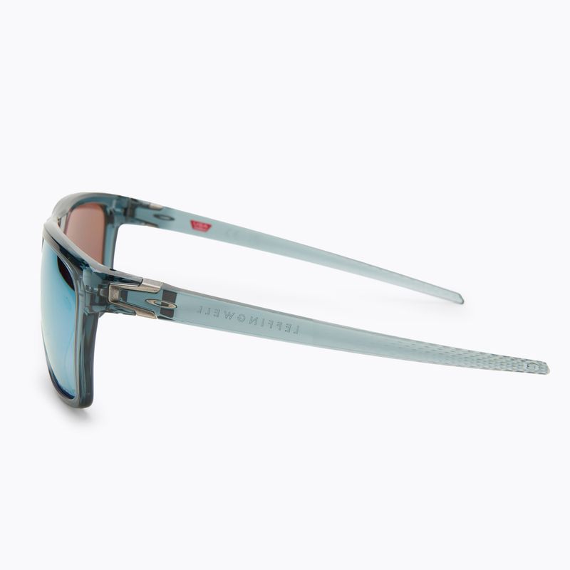 Okulary przeciwsłoneczne Oakley Leffingwell crystal black/prizm deep water polar 4