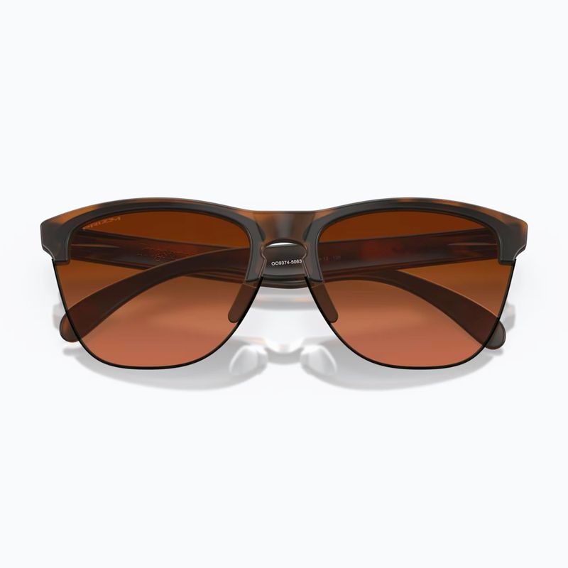 Okulary przeciwsłoneczne Oakley Frogskins Lite matte brown tortoise/prizm brown gradient 5