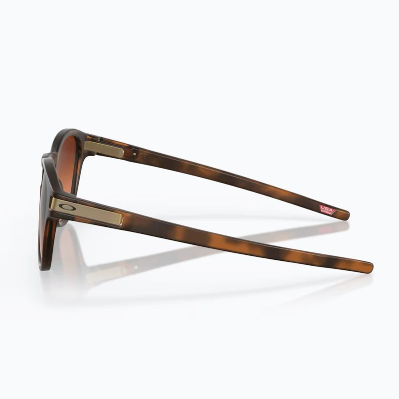 Okulary przeciwsłoneczne Oakley Latch matte brown tortoise/prizm brown gradient 3