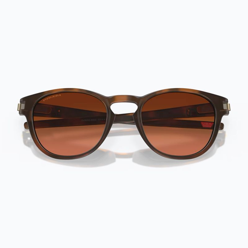 Okulary przeciwsłoneczne Oakley Latch matte brown tortoise/prizm brown gradient 5