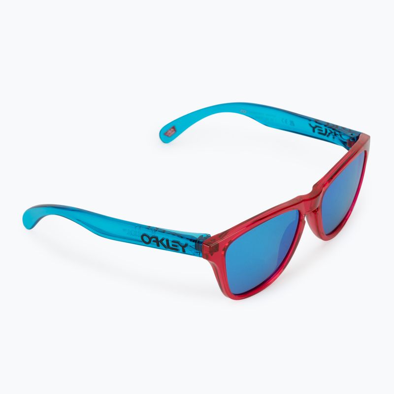 Okulary przeciwsłoneczne dziecięce Oakley Frogskins XXS acid pink/prizm sapphire