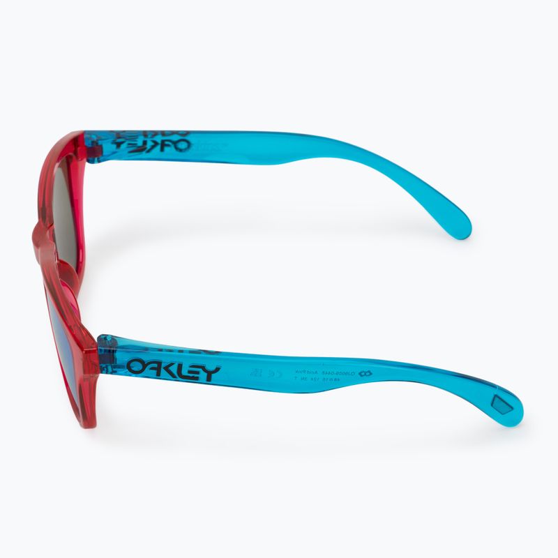 Okulary przeciwsłoneczne dziecięce Oakley Frogskins XXS acid pink/prizm sapphire 4