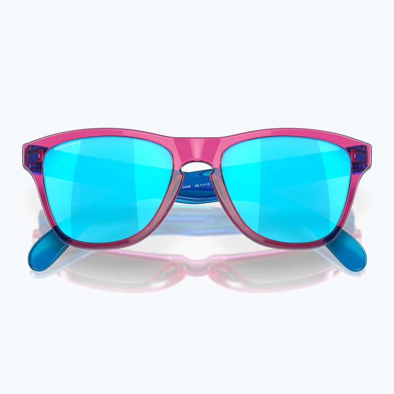 Okulary przeciwsłoneczne dziecięce Oakley Frogskins XXS acid pink/prizm sapphire 5