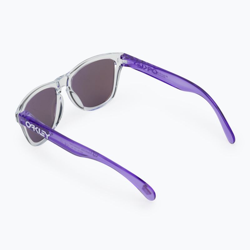 Okulary przeciwsłoneczne dziecięce Oakley Frogskins XXS clear/prizm violet 2
