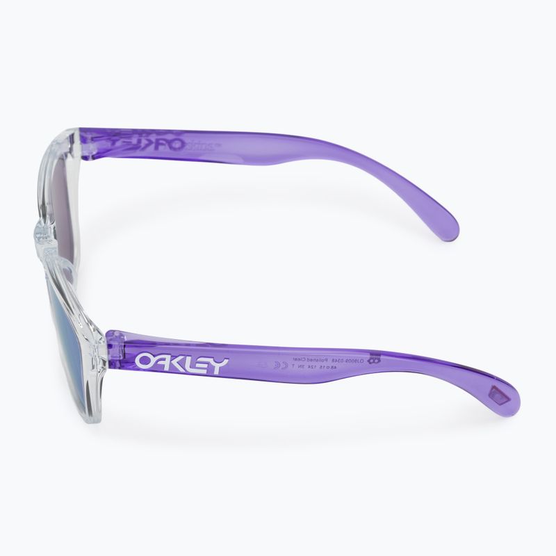 Okulary przeciwsłoneczne dziecięce Oakley Frogskins XXS clear/prizm violet 4