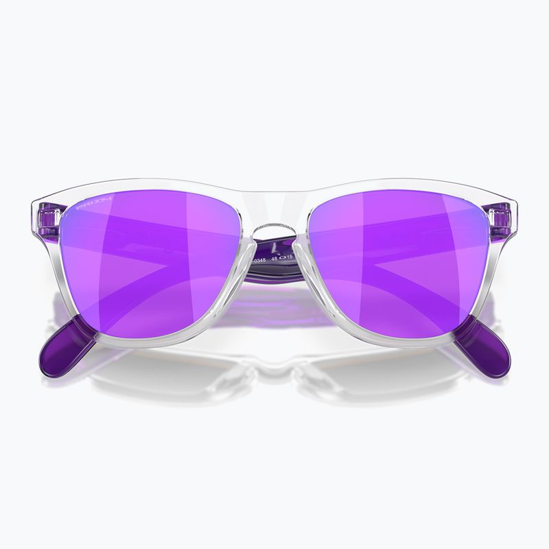 Okulary przeciwsłoneczne dziecięce Oakley Frogskins XXS clear/prizm violet 5