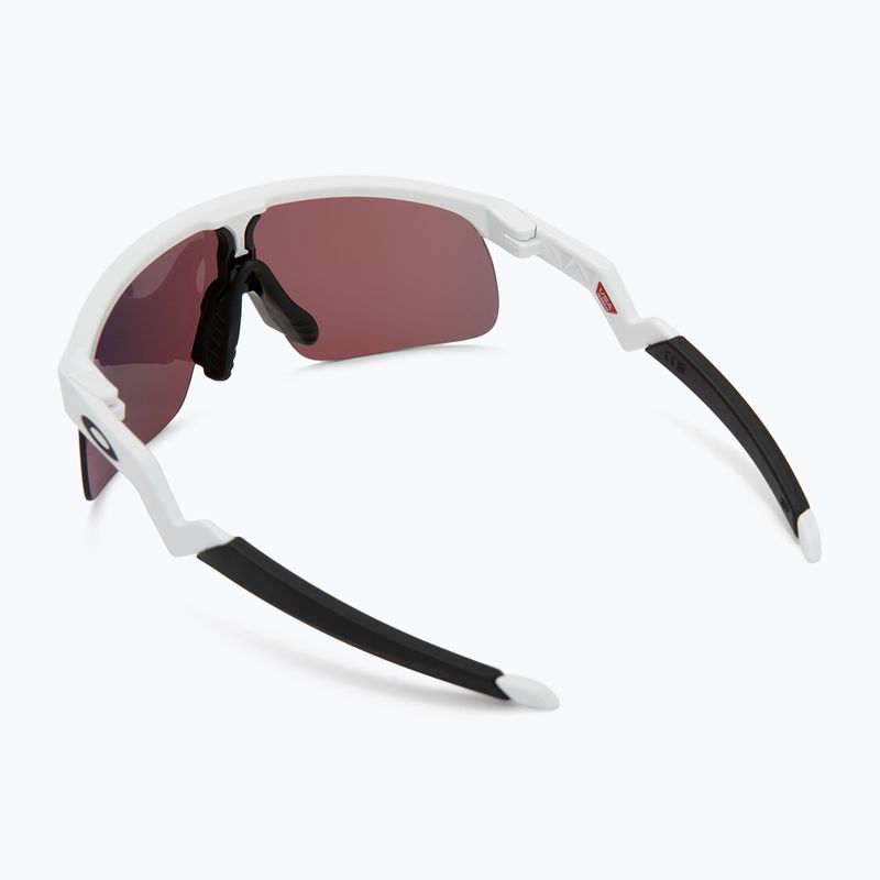 Okulary przeciwsłoneczne dziecięce Oakley Resistor PC polished white/prizm field 2
