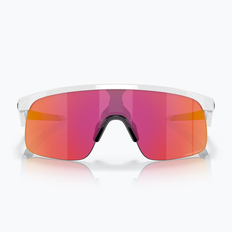 Okulary przeciwsłoneczne dziecięce Oakley Resistor PC polished white/prizm field 2