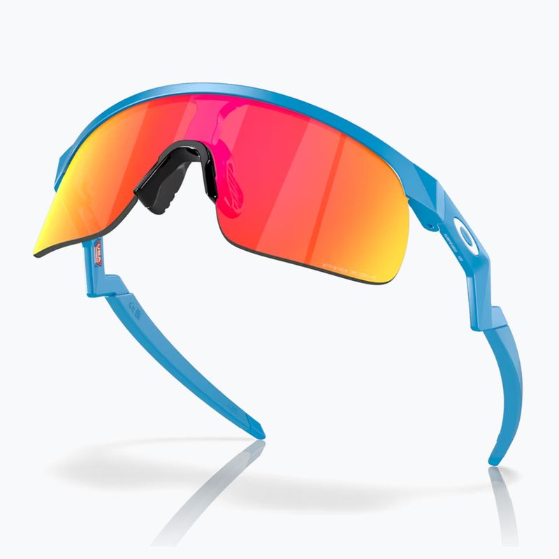 Okulary przeciwsłoneczne dziecięce Oakley Resistor sky blue/prizm ruby 5