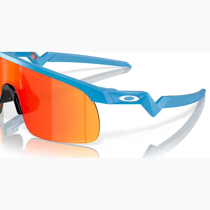 Okulary przeciwsłoneczne dziecięce Oakley Resistor sky blue/prizm ruby 7