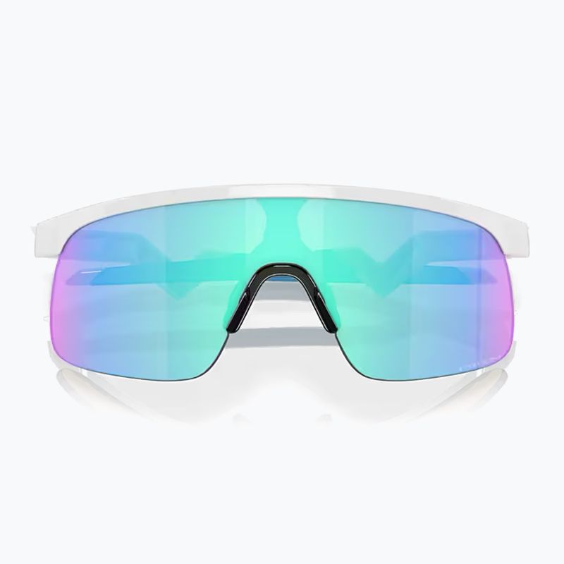 Okulary przeciwsłoneczne dziecięce Oakley Resistor polished white/prizm sapphire 3