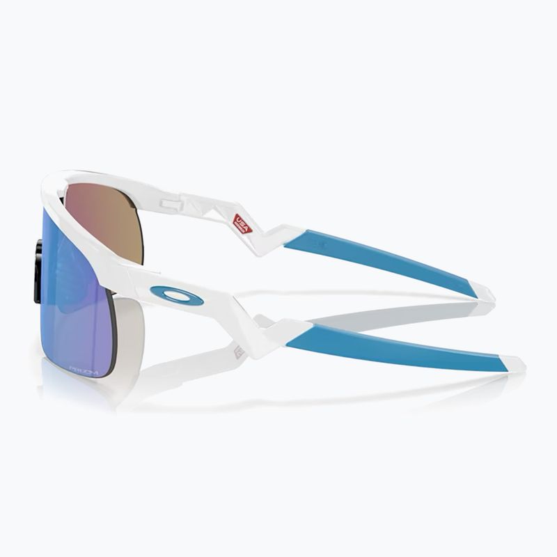 Okulary przeciwsłoneczne dziecięce Oakley Resistor polished white/prizm sapphire 6