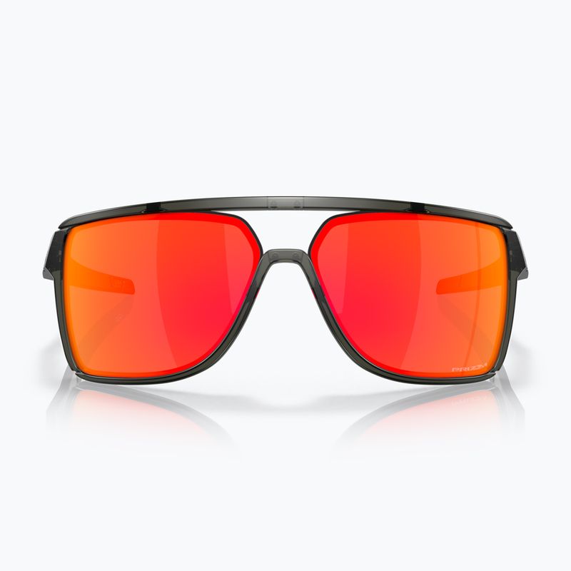 Okulary przeciwsłoneczne Oakley Castel matte grey smoke/prizm ruby 2