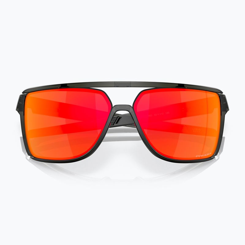 Okulary przeciwsłoneczne Oakley Castel matte grey smoke/prizm ruby 5
