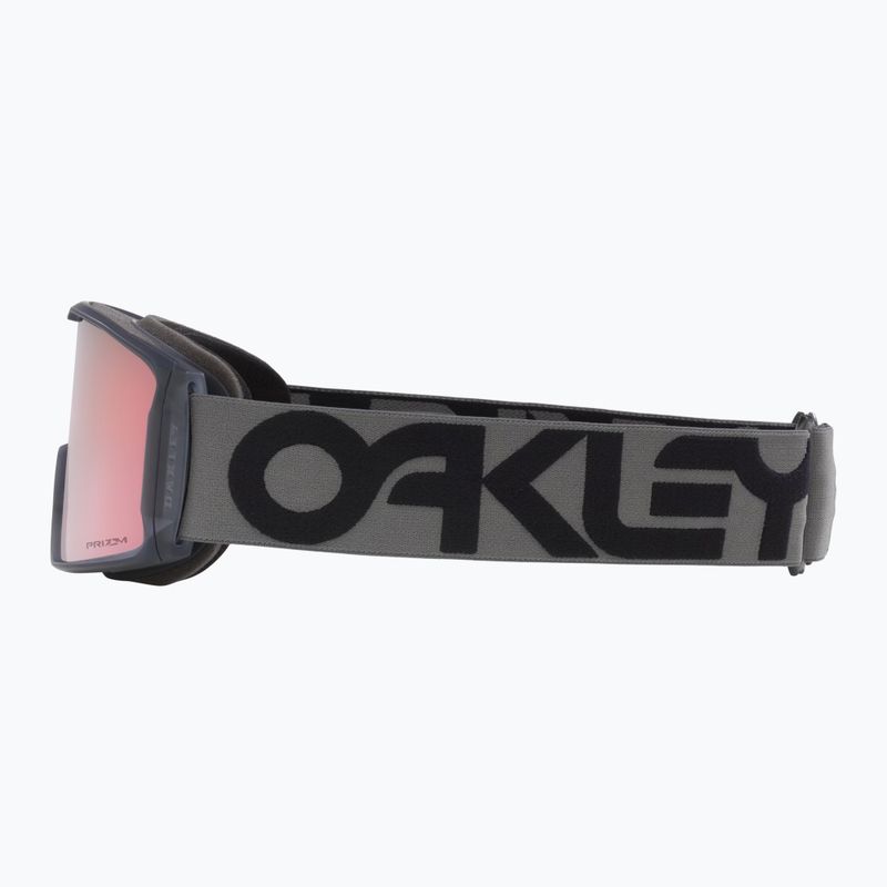Gogle narciarskie Oakley Line Miner L matte b1b forged iron/prizm rose gold iridium 4