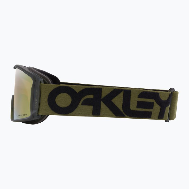 Gogle narciarskie Oakley Line Miner L matte b1b dark brush/prizm sage gold iridium 4