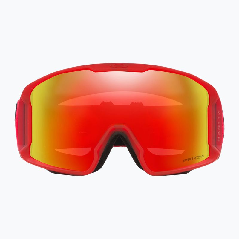 Gogle narciarskie Oakley Line Miner L matte b1b redline/prizm torch iridium 2