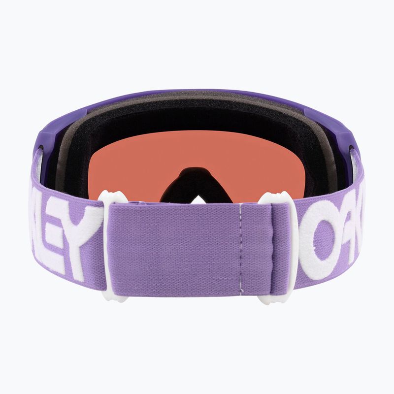 Gogle narciarskie Oakley Line Miner M matte b1b lilac/prizm sapphire iridium 4