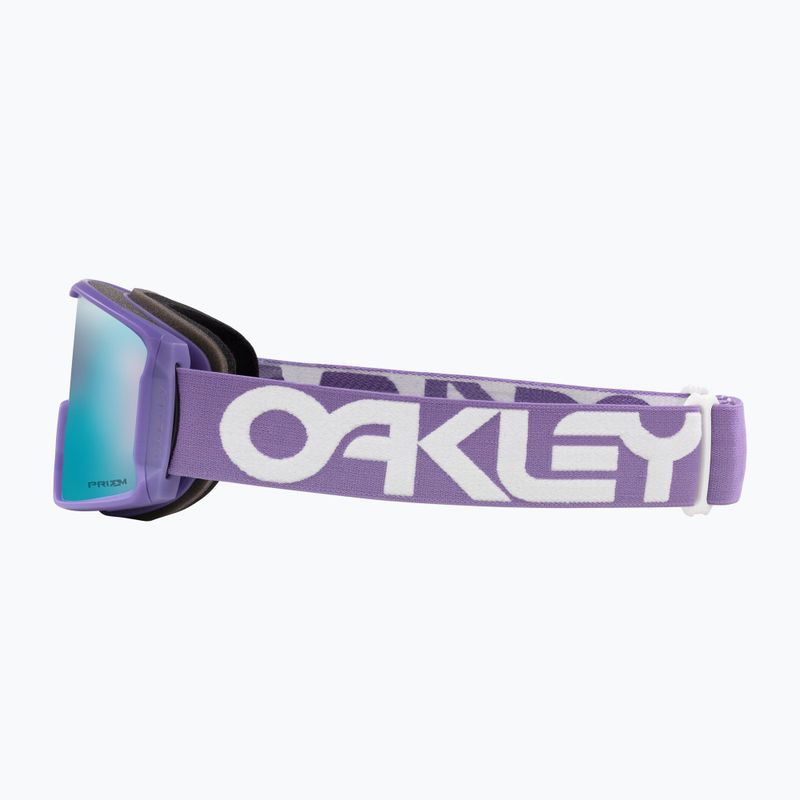 Gogle narciarskie Oakley Line Miner M matte b1b lilac/prizm sapphire iridium 5